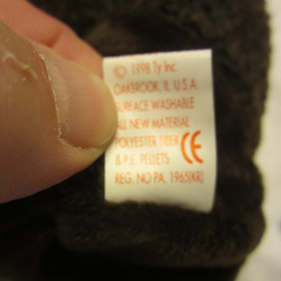 RARE 1998 TY BEANIE BABY ROAM THE BISON, RETIRED W/TAGS - Picture 7 of 10